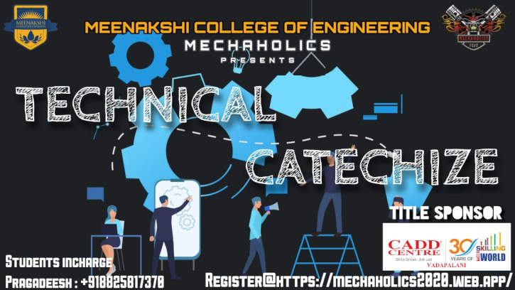 Flaminius 2k19 | A National Level Technical Symposium at Chennai - TECHNICAL CATECHIZE